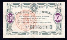 Belgium 50 Centimes 1914
Commune d`Ensival