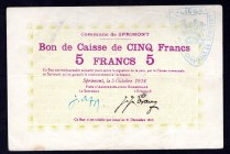 Belgium 5 Francs 1914
Commune de Sprimont