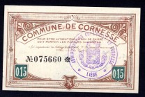 Belgium 15 Centimes 1915
Commune de Cornesse