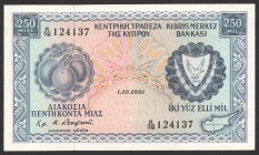 Cyprus 250 Mils 1981
P# 41c; № R/78 124137; UNC