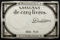France 5 Livres 1793
P# A76; 10 Brumaire An II (31.10.1793); # 8195
