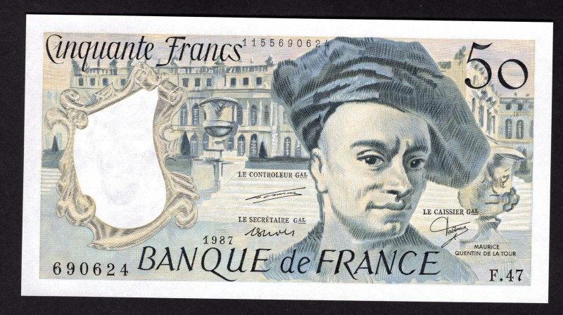 France 50 Francs 1987
P# 152c. UNC.