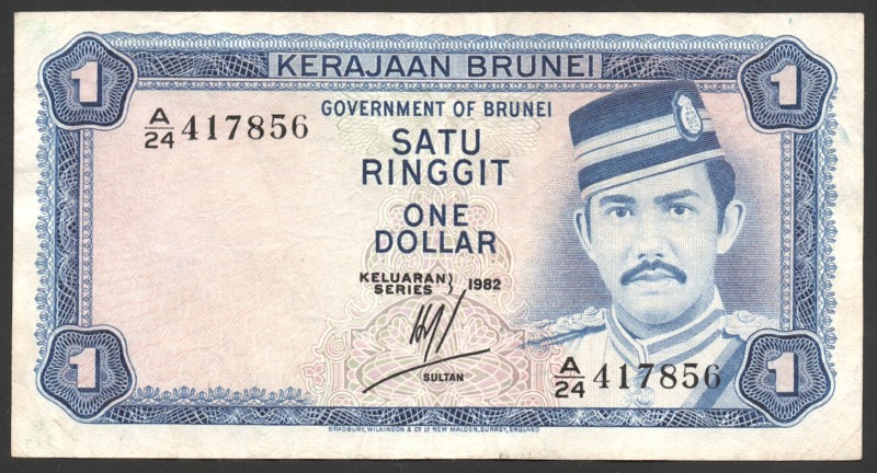 Brunei 1 Ringgit 1982
P# 6b