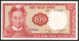 South Viet Nam 100 Dong 1966
P# 19b; UNC; W/mark Le Van Duyet