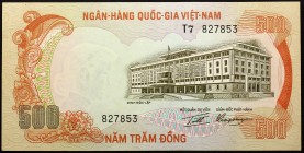 South Viet Nam 500 Dong 1972
P# 33a; UNC; "Tiger"