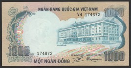 South Viet Nam 1000 Dong 1972
P# 34a; XF; "Elephants"