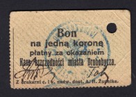 Ukraine 1 Korona (ND) Drogobych
P# R-14186; Savings Bank;Brown back; aUnc