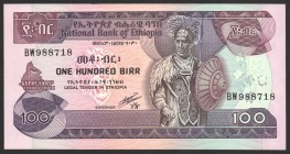Ethiopia 100 Birr 1991
P# 45b; № BW 988718; UNC