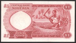 Nigeria 1 Pound 1967
P# 8; aUNC