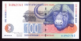 South Africa 100 Rand 1994
P# 126a. Signature 7. Rare note. UNC.
