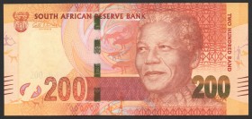South Africa 200 Rand 2012
P# 137; № AJ 0027580 E; UNC; "Nelson Mandela"