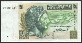 Tunisia 5 Dinars 2008
P# 92; № 2508433; UNC; "Hannibal"