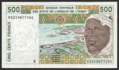 West African States 500 Francs 1991 -2002
P# 710K; Senegal; UNC