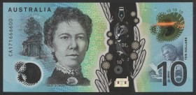 Australia 10 Dollars 2017
P# 63; № CA 171666600; UNC; Polymer