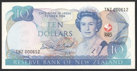 New Zealand 10 Dollars 1990 Commemorative
P# 176; № TNZ 000612; UNC; "Treaty of Waitangi"