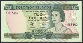 Solomon Islands 2 Dollars 1977 №A/1 053402
P# 5a; UNC