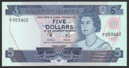 Solomon Islands 5 Dollars 1977 №A/1 053402
P# 6a; UNC