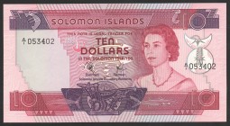 Solomon Islands 10 Dollars 1977 №A/1 053402
P# 7a; UNC