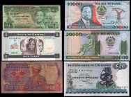 Africa Lot of 6 Banknotes
Different Countries, Dates & Denominations
