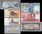 Asia Lot of 7 Banknotes
Different Countries, Dates & Denominations