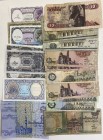 Egypt Lot of 25 Banknotes
Different Dates, Denominations & Signatures; VG/UNC