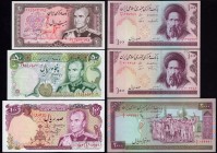 Iran Lot of 6 Banknotes 1974 - 2005
20 50 100 Rials 1974-79; 2000 & (x2) 100 Rials 1985-2005
