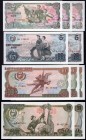North Korea Lot of 10 Banknotes 1978
1 - 5 - 10 - 50 Won