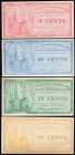 United States Lot of 4 Banknotes 1948
5-10-25-50 Cents; PNL; Donation Moneyl The First Dutch Reformed Church