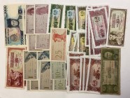 World Lot of 56 Banknotes
Different Countries, Dates & Denominations; Replacement VG/UNC