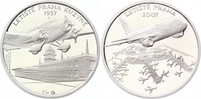 Czech Republic Medal "70 Years of Prague Airport" 2007
Silver (.999) 16g 34mm; ...