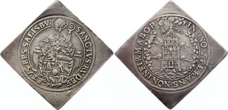 Austria Salzburg Halbturmthaler Klippe 1587-1612
Bernhart & Roll# 1572; Probszt...