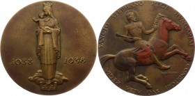 Hungary Medal "Sancto Stephano Regi Hvngariae" 1038 - 1938
215g 75mm; By Madarassy Walter