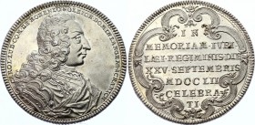 German States Hohenlohe-Neuenstein-Weikersheim Thaler 1752
KM# Pn3, Thaler Struck with 8 Ducat Dies. Karl Ludwig (1702-56). Struck to commemorate the...