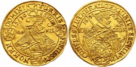 German States Saxony 3 Dukat 1630 RR
Fr. 2700; Johann Georg I., 1615-1656. Dresden Mint. Gold, 10.36g. SACHSEN, KURFÜRSTENTUM. Johann Georg I., 1615-...