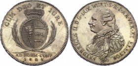German States Wurttemberg Konventionstaler 1803
Dav. 935, Kahnt 566, AKS 18. Friedrich II, 1797-1816. Stuttgart Mint. Silver, UNC. Extrremely rare in...