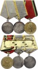 Russia Set of 3 Medals
(2x) Medals for Battle Merits & 20th Anniversary of Victory
