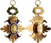 Spain Grand Cross Star of Gold Order of Civil Merits
ORDEN AL MERITO CIVIL. With original ribbon. Gold, 44.92g. Excellent condition.