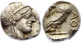 Ancient World Ancient Greece Attica Athens AR Tetradrachm 454 - 404 BC
Silver 17.04g; Obvers - Athena; Revers - Owl, Olive Spray and Moon