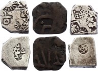 Ancient World India Lot of 3 Ancient Coins 500 B.C.
Silver Punchmark Coins 500 B.C.; Mayurian Dynasty