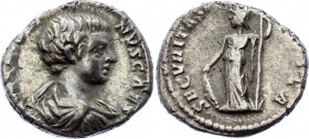Ancient World Roman Empire Caracalla AR Denarius 198 - 217 A.D.
Denarius Obv: MAVRANTONINVSCAES - Bare-headed, draped and cuirassed bust right. Rev: ...