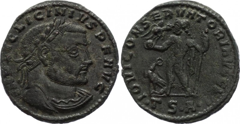 Ancient World Roman Empire Licinius AE 308 - 324 A.D.
AE3 Obv: IMPLICLICINIVSPF...