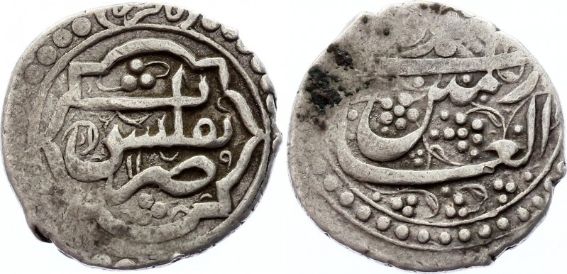 Georgia, AR Abbasi 1796 
1 abazi 1796 (AH 1211), Kingdom of Kartli-K'akheti, Ira...