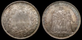 France 5 Francs 1873 A PCGS MS 67 Top Grade
KM# 820.1; Silver; Very Nice Patina