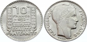 France 10 Francs 1932
KM# 908.1; Silver; AUNC