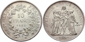 France 10 Francs 1966
KM# 932; Silver; UNC