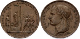 France Medal "Distribution of the Eagles" 1804
9.33g 26mm; By Droz. Denon; NAPOLEON EMPEREUR, laureate head left / DRAPEUX DONNES A LARMÉE PAR NAPOLE...