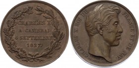 France Medal Charles X a Cambrai 4 Septembre 1827
9.07g 27mm