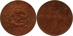 China - Fookien 20 Cash 1905
Y# 11e; Copper 13,64g.
