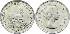 South Africa 5 Shillings 1953
KM# 52; Silver; UNC
