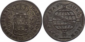 Brazil 960 Reis 1812 B
KM# 307.1; Silver